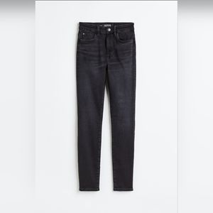 H&M True to You Skinny Ultra High Black Ankle Jeans / Vintage Sz S NWT